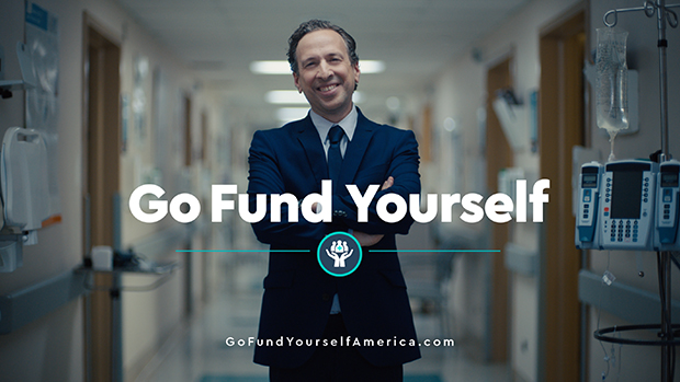  'Go Fund Yourself, America,' Smirks Snarky Spokesman For Nomi Health