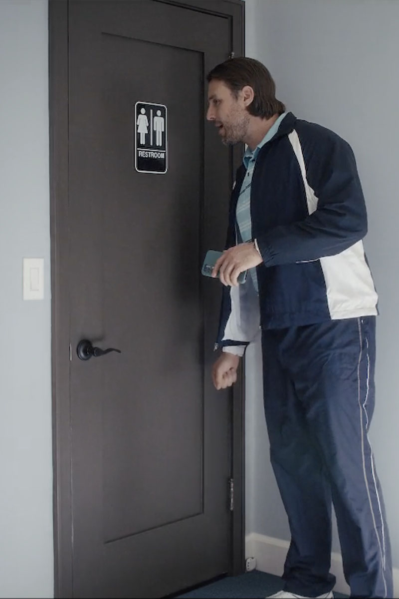 Progressive Bathroom Door